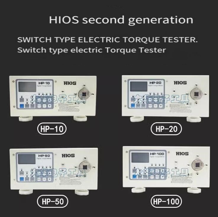 HIOS HP-100 Torque Meter Torsiometer Torsion Dynamometer Torquemeter Hios HP-100