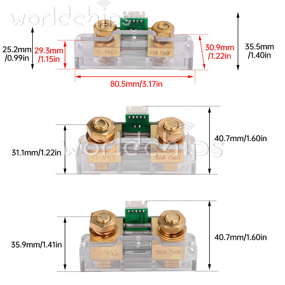 DC7.5~100 Battery Monitor Voltage Ammeter Bi-directional Detection Coulomb Meter