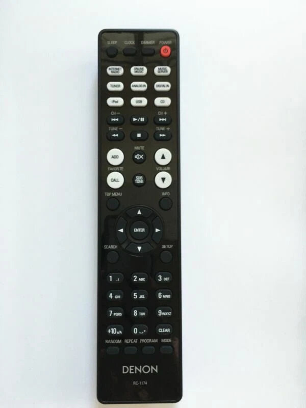 FOR Denon CD Receiver Audio Player Remote Control RC-1174 RCD-N8 RC-1204