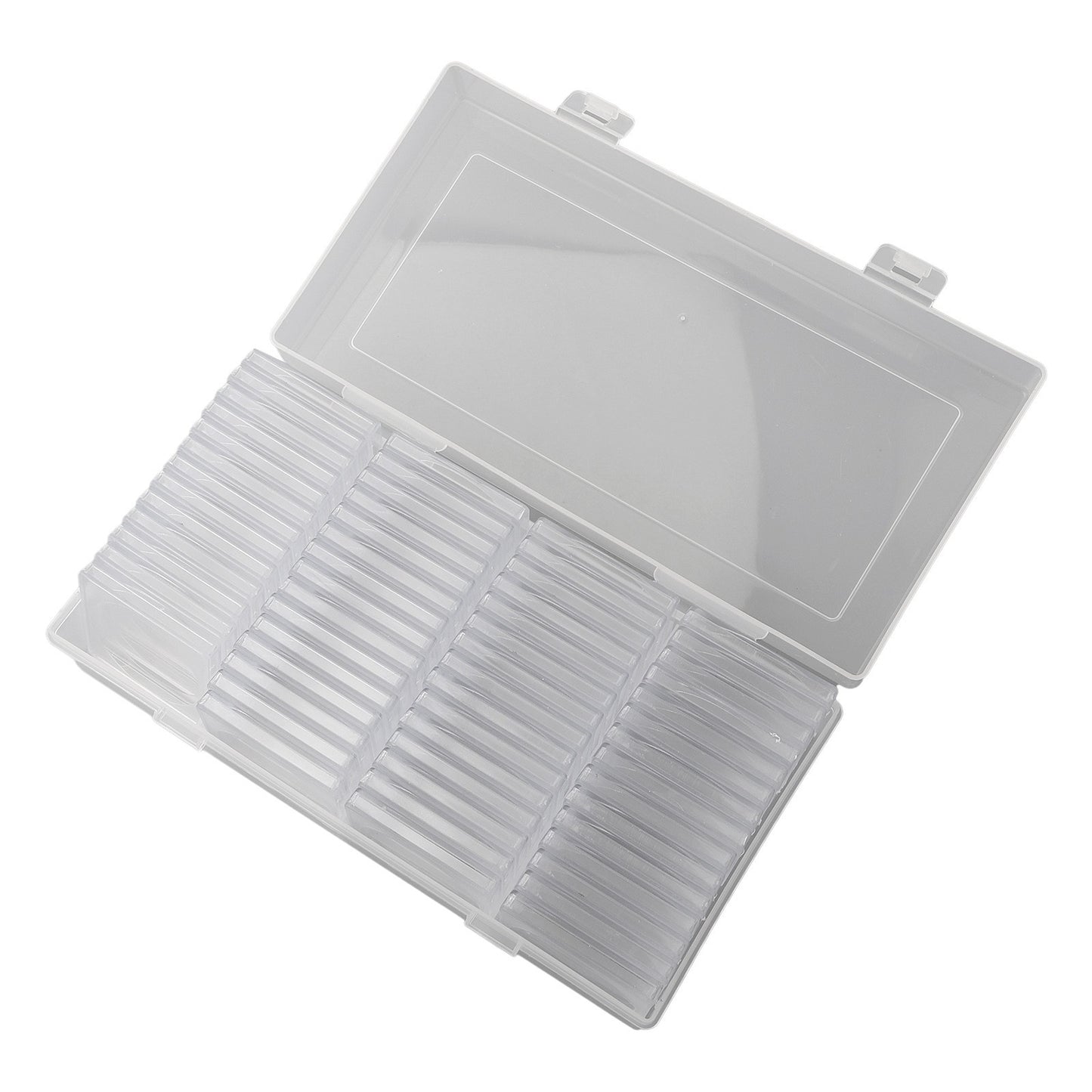 Coin Capsule Storage Case 60pcs with Adjustable Foam for Various Diameters