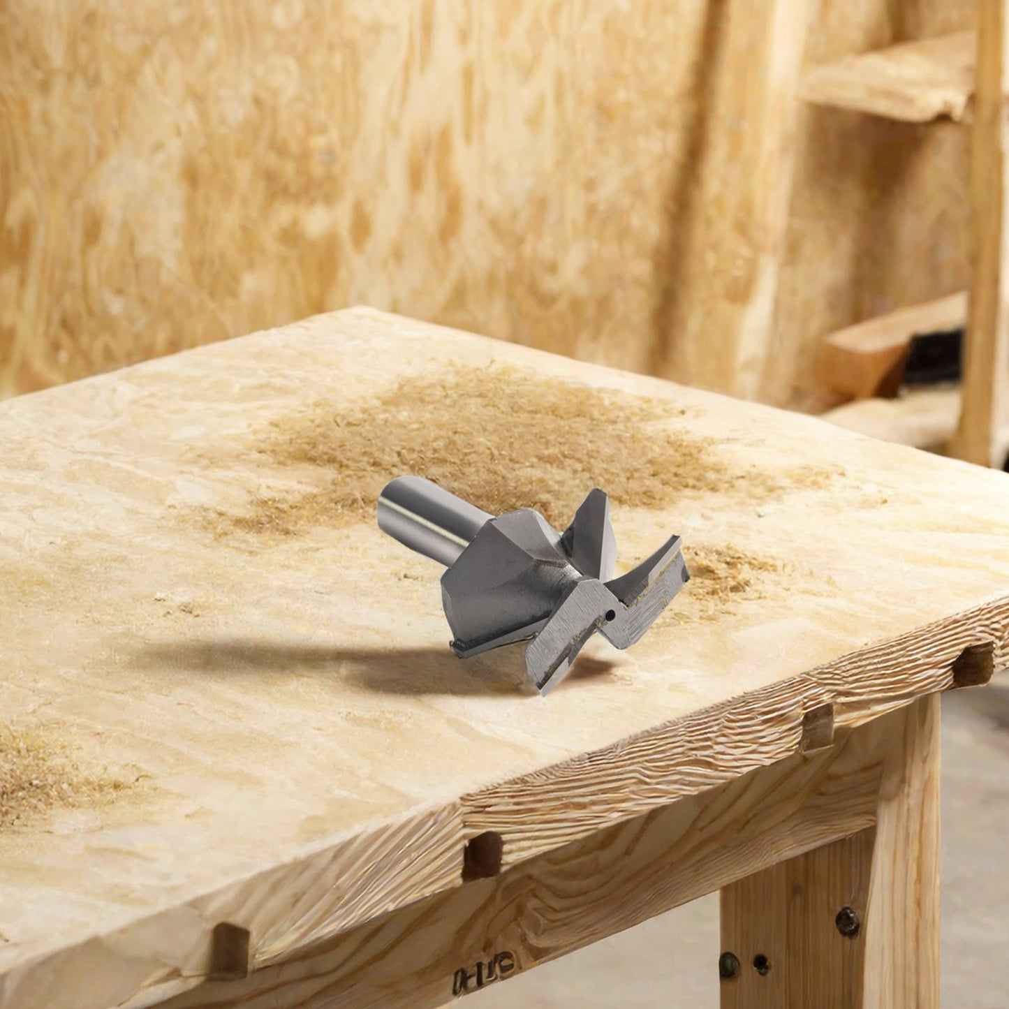 Silver 12 inch Shank Router Bit for Smooth and For Professional Woodworking