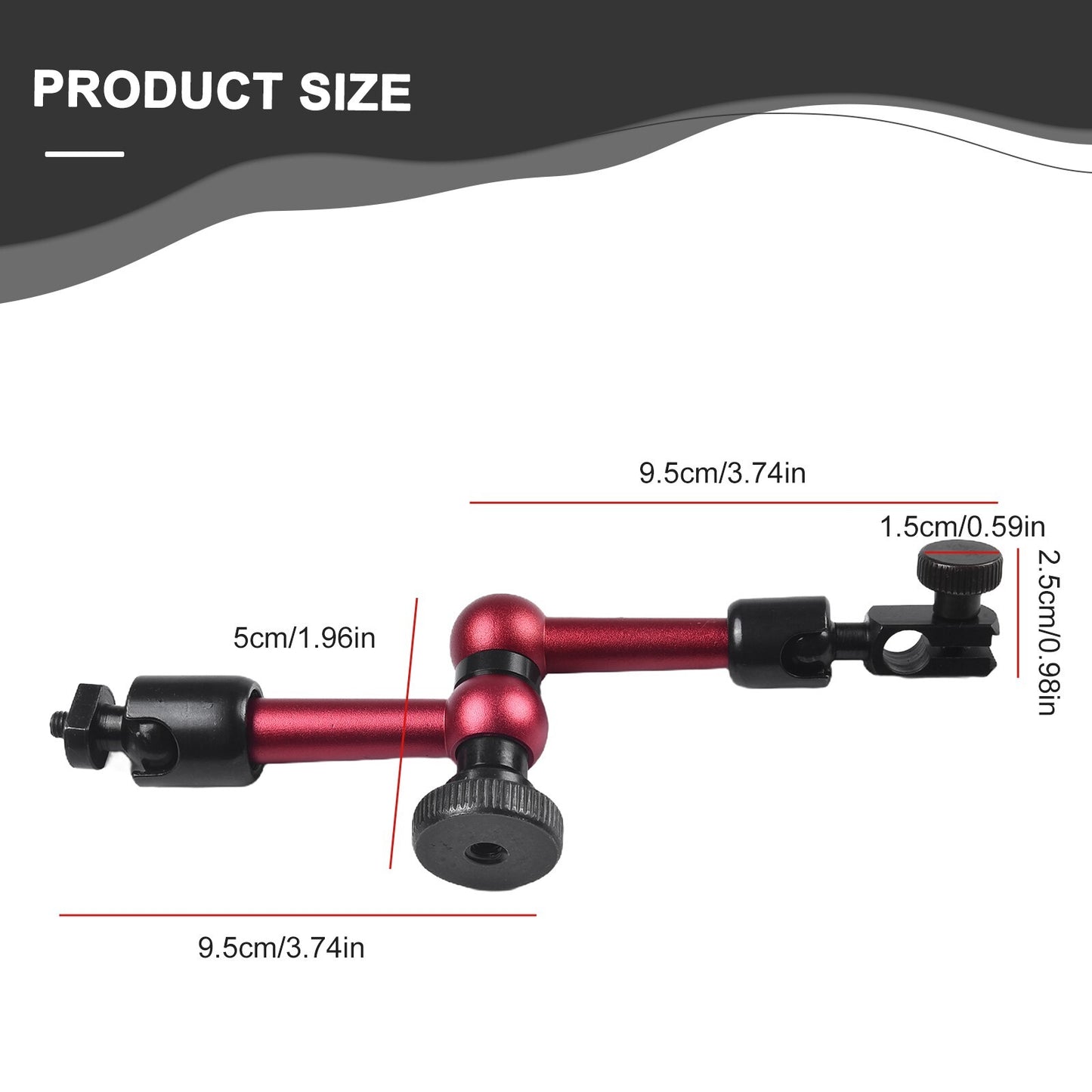 1Pcs for DIAL Test Indicator Gauge Magnetic-Flexible Base Holder Stand