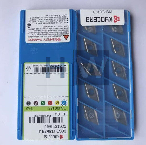 Box/10Pcs DCGT11T304ER-J TN60 Diamond CNC Milling Insert