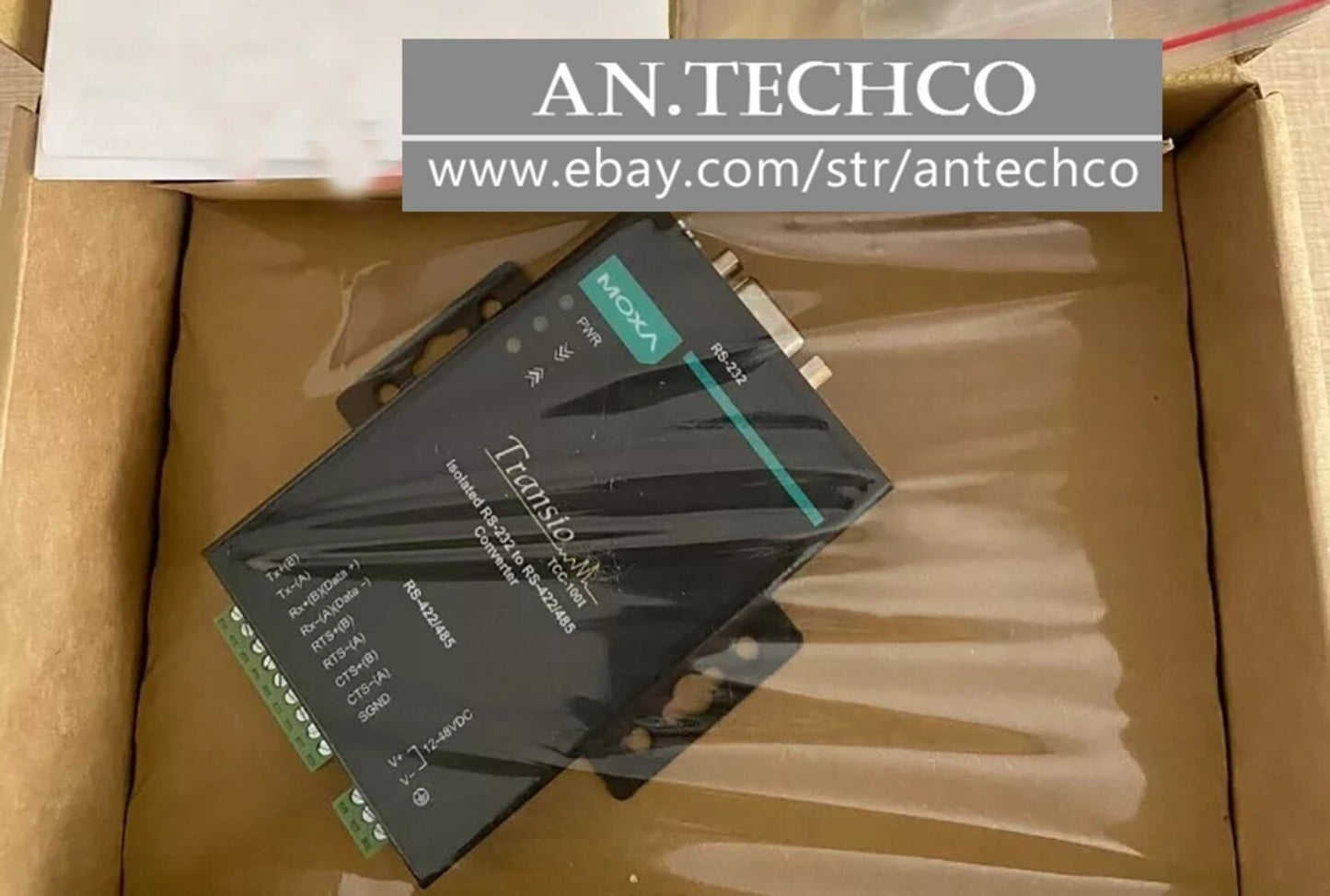 1PC MOXA TCC-100I 232 to 422/485 Converter