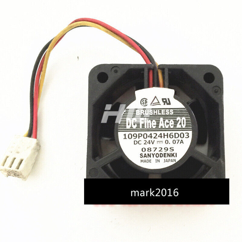 FOR SANYO 109P0424H6D03 Fan 40*40*20mm 24V 0.07A 3pin