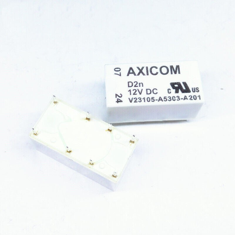 10PCS AXICOM V23105-A5303-A201 Power Relay 12VDC 8Pin