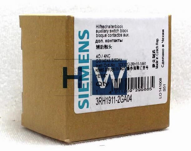 1Pc SIE-MENS Auxiliary Contact 3RH1911-2GA04 4NC