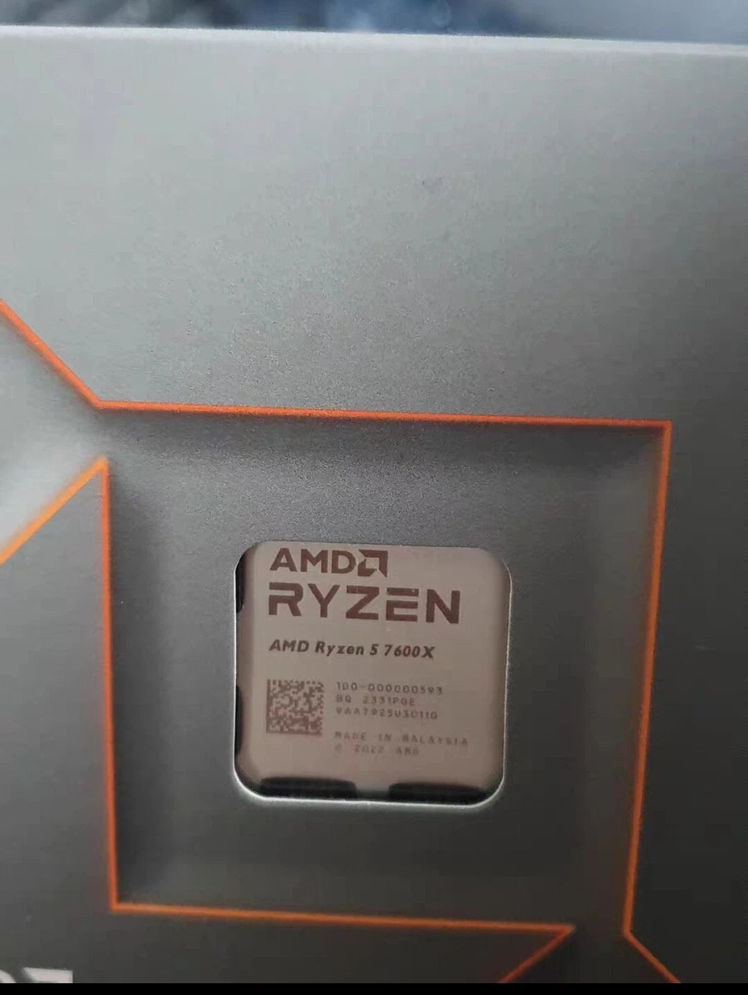 AMD Ryzen 5 7600X R5 7600X AM5 CPU Processor 4.7 GHz 6-Core 12-Thread IN BOX