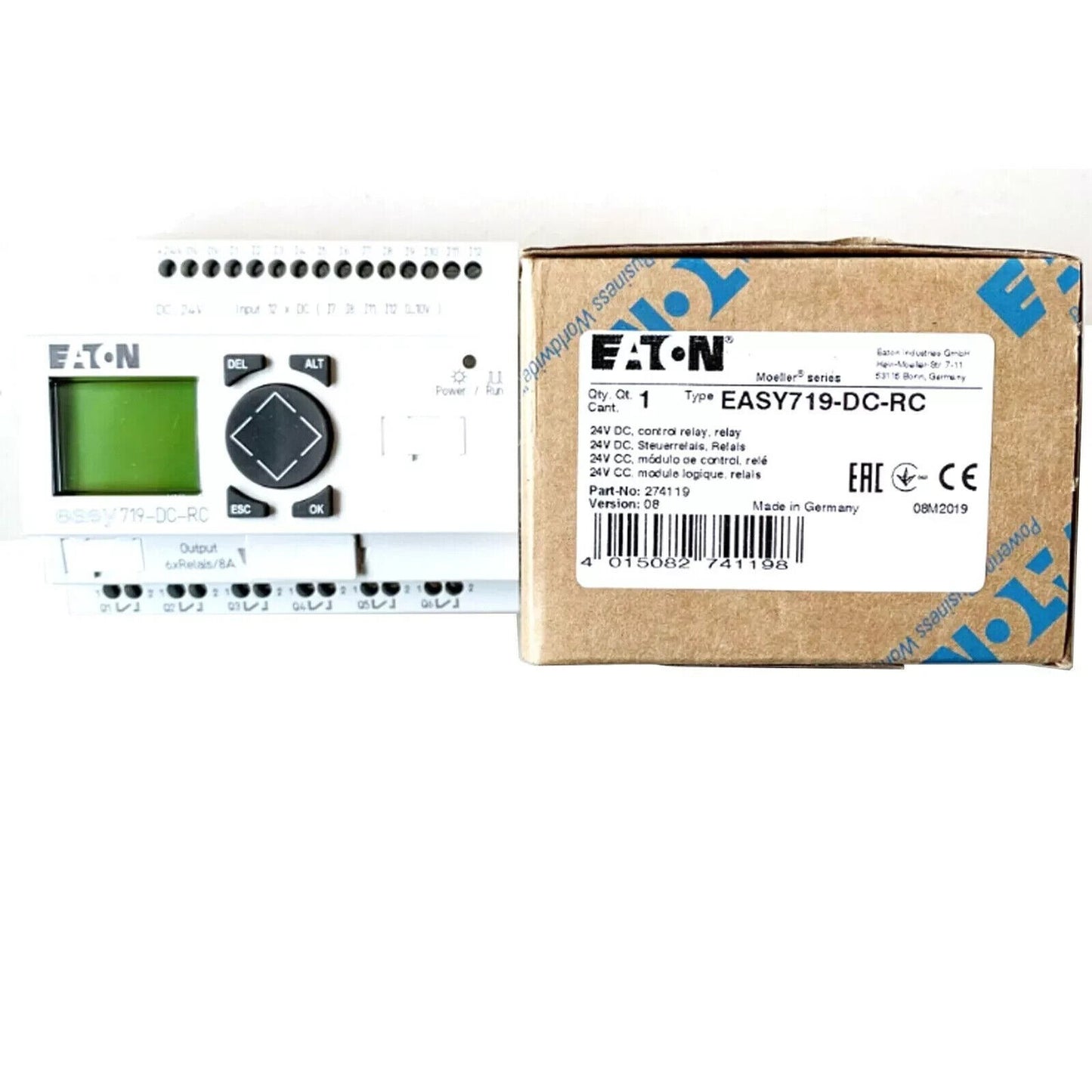 For EATON EASY719-DC-RC Programmable Relay