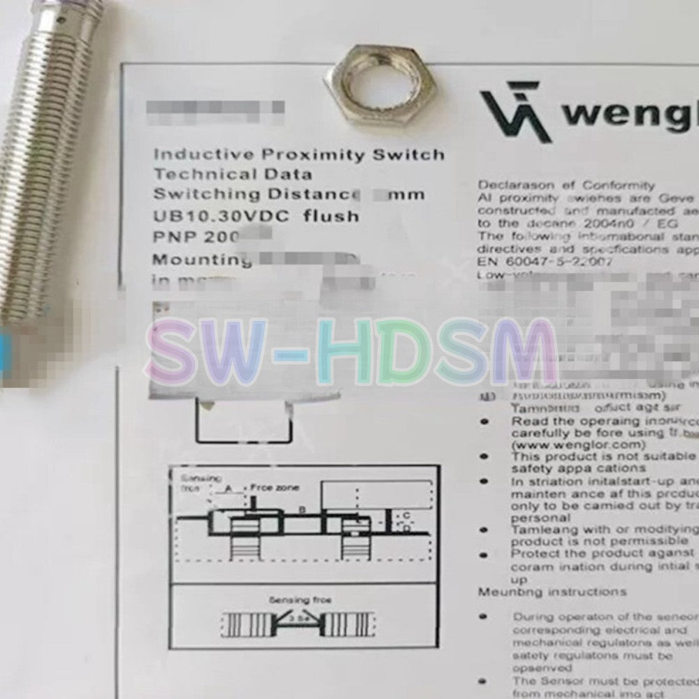 1PCS for Wenglor I1BH019 Proximity Switch Sensor Freight Free