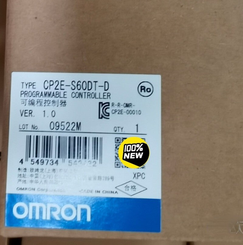 1pcs OMRON PLC Module CP2E-S60DT-D