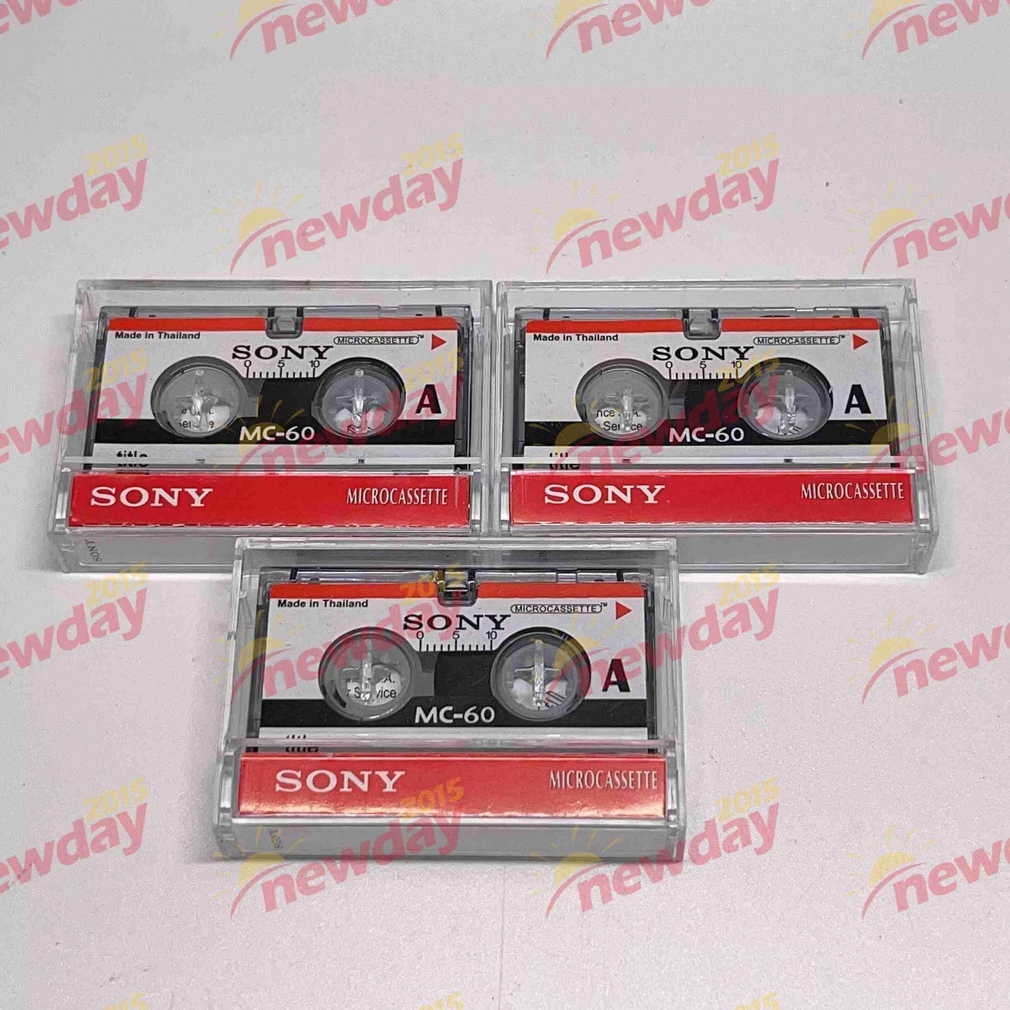 3x MC-60 MC60 Microcassette Blank Cassette Tape Disc 60 min Tapes