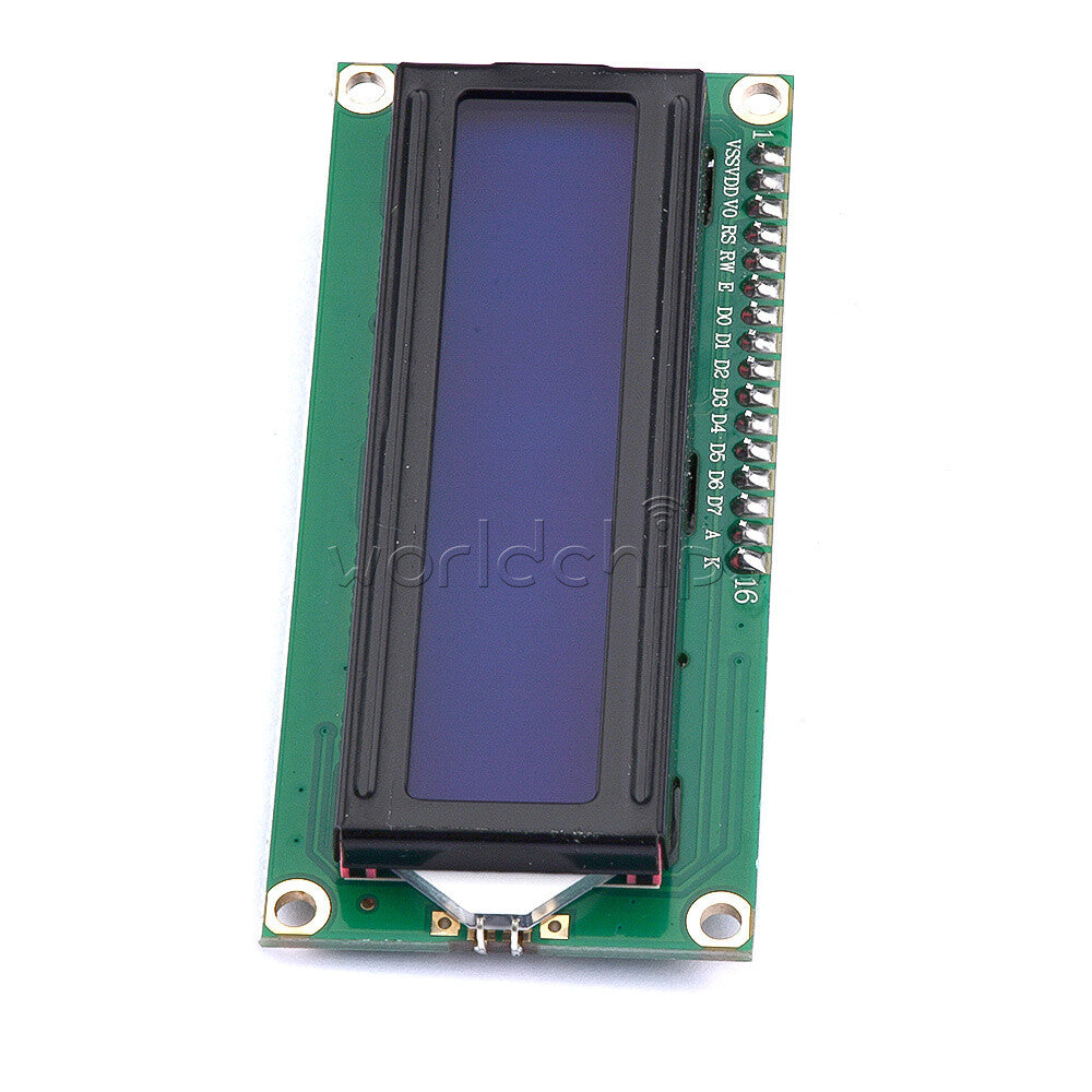 5PCS Blue Display IIC/I2C/TWI/SPI Serial Interface 1602 16X2 LCD Module TOP