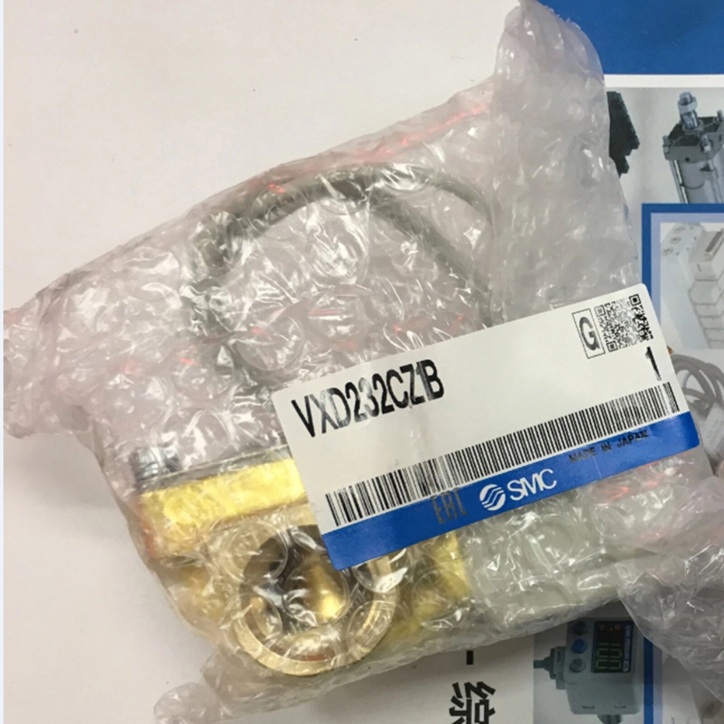 1pc SMC VXD232CZ1B Water two-way valve Free ship #P