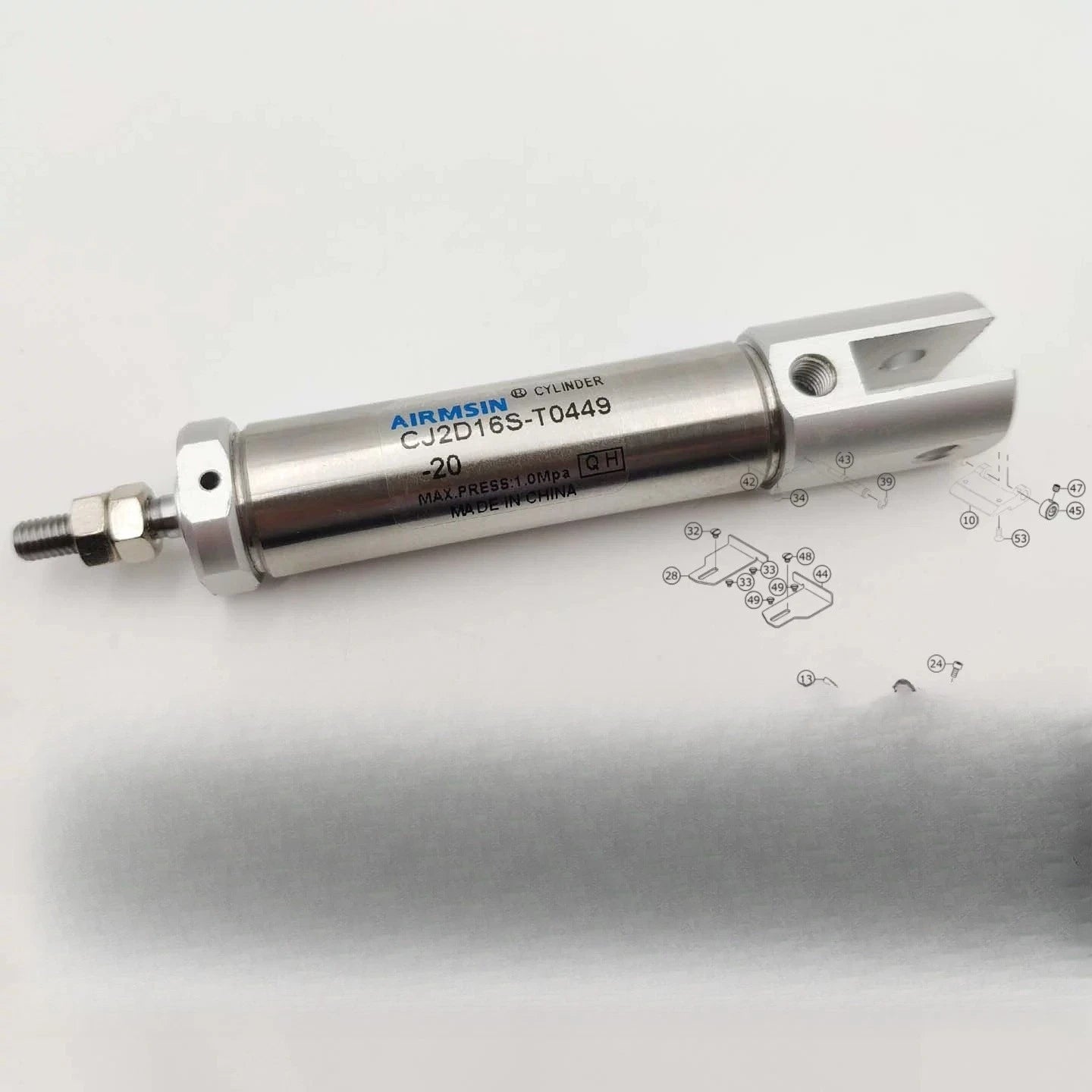 1PCS FIT FOR Pressure foot cylinder CJ2D16S-T0449-20