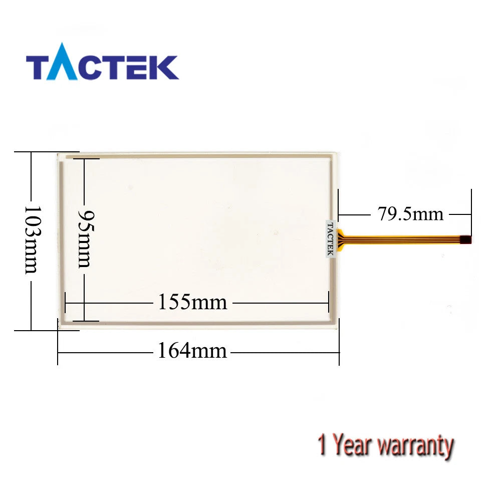 Touch Screen for UniOP eTOP507 ETOP507U3P3 Panel Glass Digitizer with Overlay #P