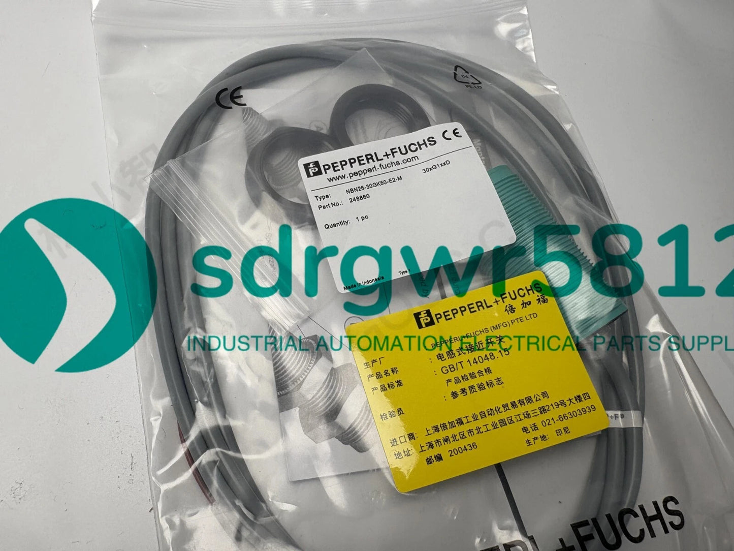 1PCS For PEPPERL + FUCHS NBN25-30GK50-E2-M Proximity switch sensor #P
