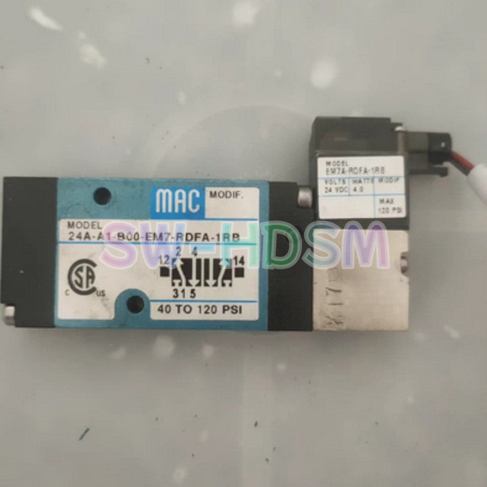 1PCS for MAC Solenoid Valve 24A-A1-B00-EM7-RDFA-1RB 24VDC Freight Free