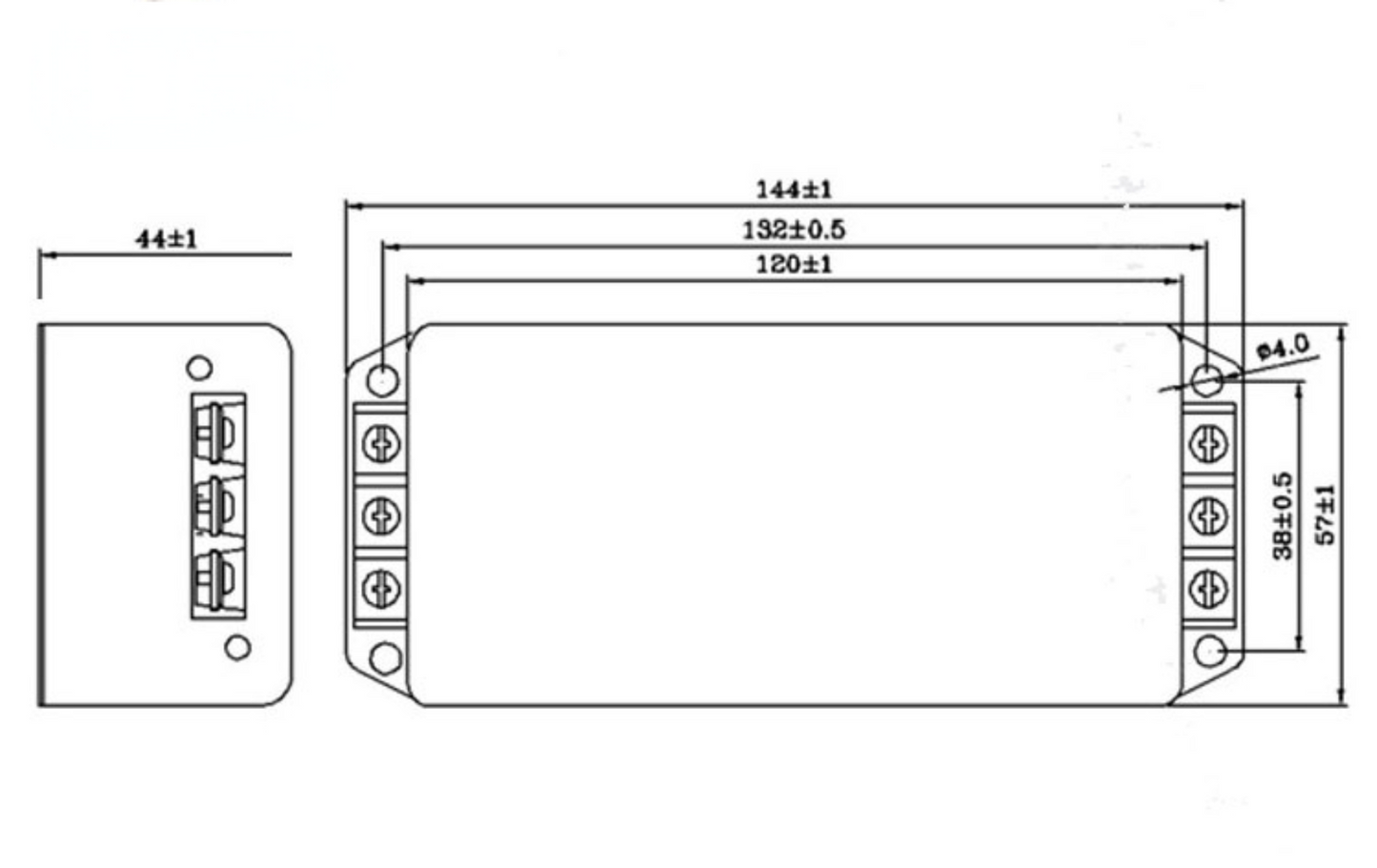 1PCS EMI Single-phase 115V/250V Power Filter CW4L3-30A-SR 3A 6A 10A 20A 30A