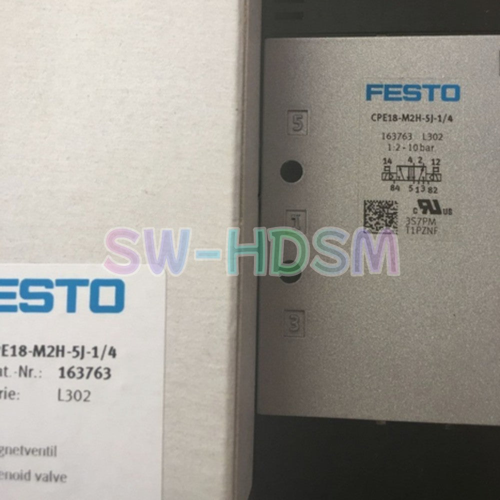 1PCS for FESTO CPE18-M2H-5J-1/4 163763 Solenoid Valve Freight Free