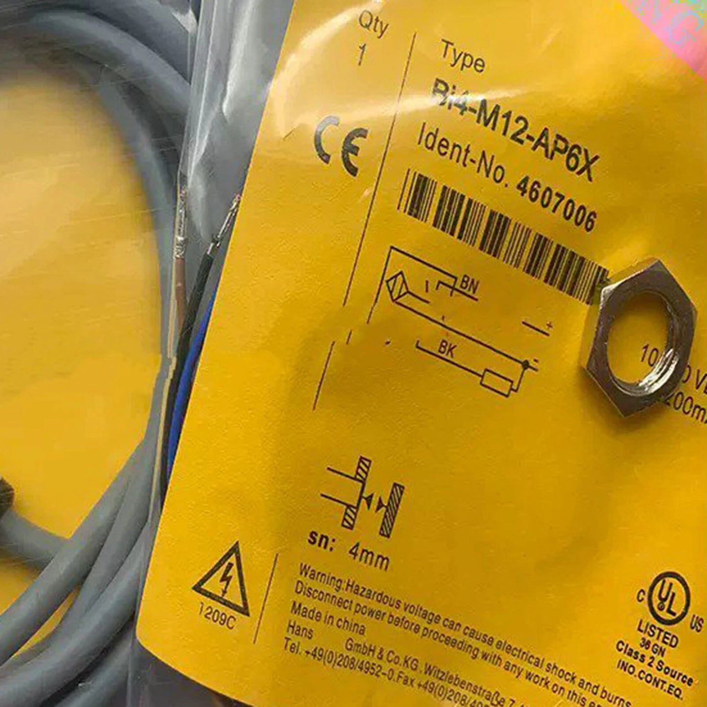 1pcs TURCK BI4-M12-AP6X 4607006 Proximity Switch fast Ship #YP1 #P
