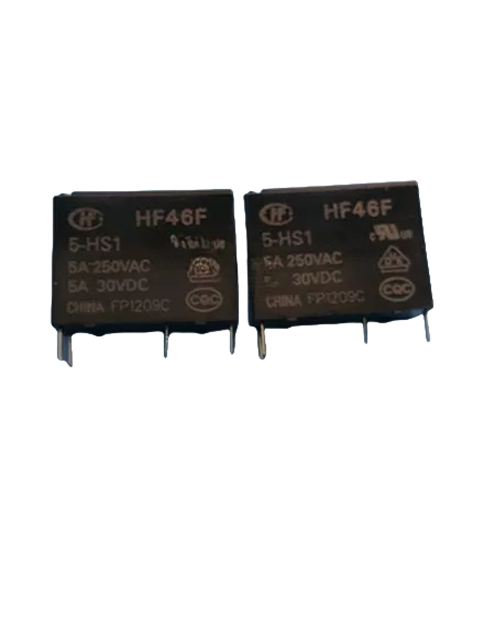 10/pieces HF46F-5-HS1 5VDC Hongfa Relay 4-pin Normally Open HF46F/5-HS1