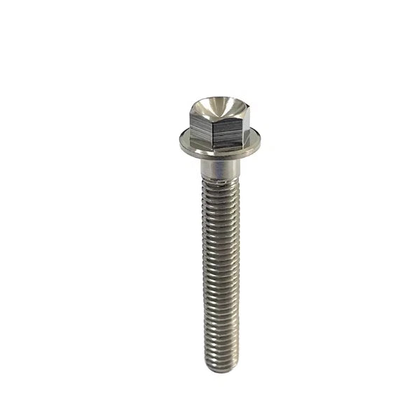 4pcs Titanium Flange Bolts Screws HEX HEAD CAP M6 x 10/15/25/30/35/40/45/50/60mm
