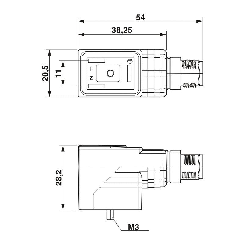 1pcs PHOENIX CONTACT 1458570 Connector SAC-3P-MR/BI-1L-Z SCO