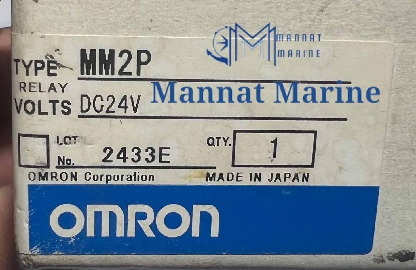 OMRON MM2P POWER RELAY DC24V