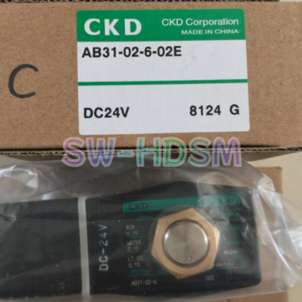 1PCS For CKD AB31-02-6-02E DC24V Solenoid Valve In Box freight free