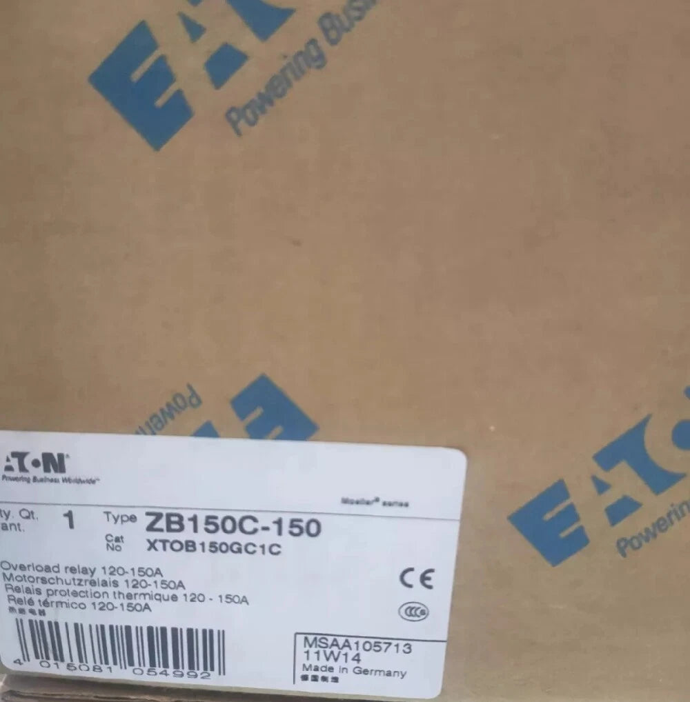 Eaton Moeller ZB150C-150 Thermal Overload Relay 120-150A #P