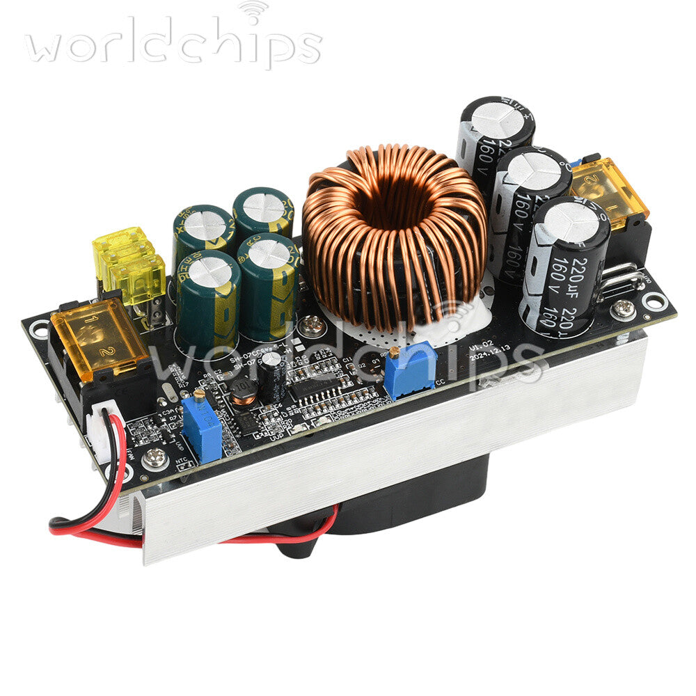 1800W 40A Boost Power Supply Module DC-DC Boost Adjustable Voltage Converter