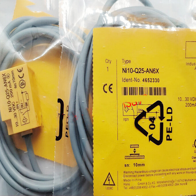 TURCK Ni10-Q25-AN6X Ni10-Q25-AP6X Ni10-Q25-RN6X Ni10-Q25-RP6X Controls Switch
