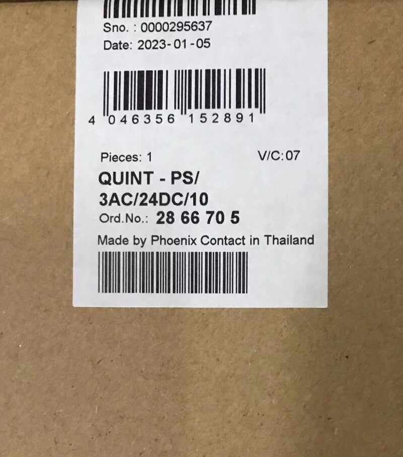 1pcs PHOENIX CONTACT 2866705 Power Supply QUINT-PS/3AC/24DC/10