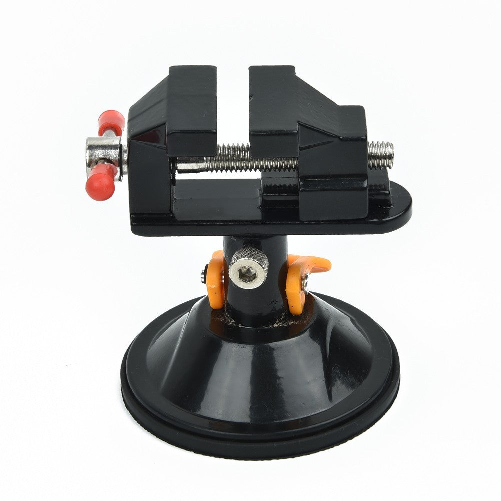 Portable Mini Bench Vise with Elastic Jaws for Jewelry Making Projects
