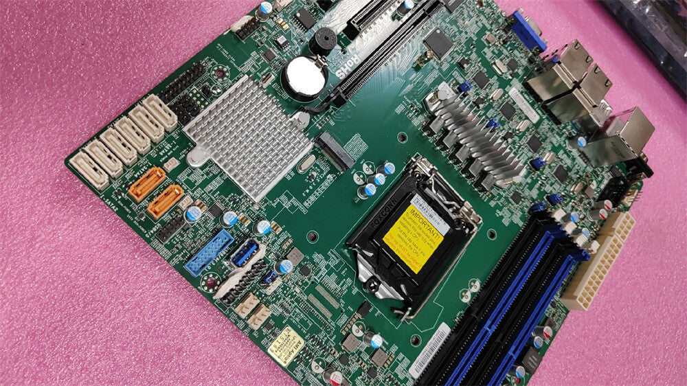 Supermicro X11SSH-LN4F NAS Server Motherboard C236 Chip ECC 4-network Port Matx