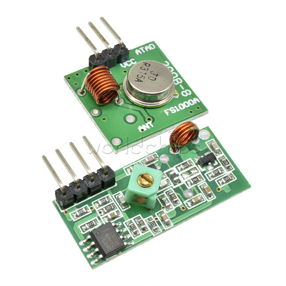 10PCS 315Mhz RF Transmitter And Receiver Kit Module For Arduino ARM Raspberry Pi