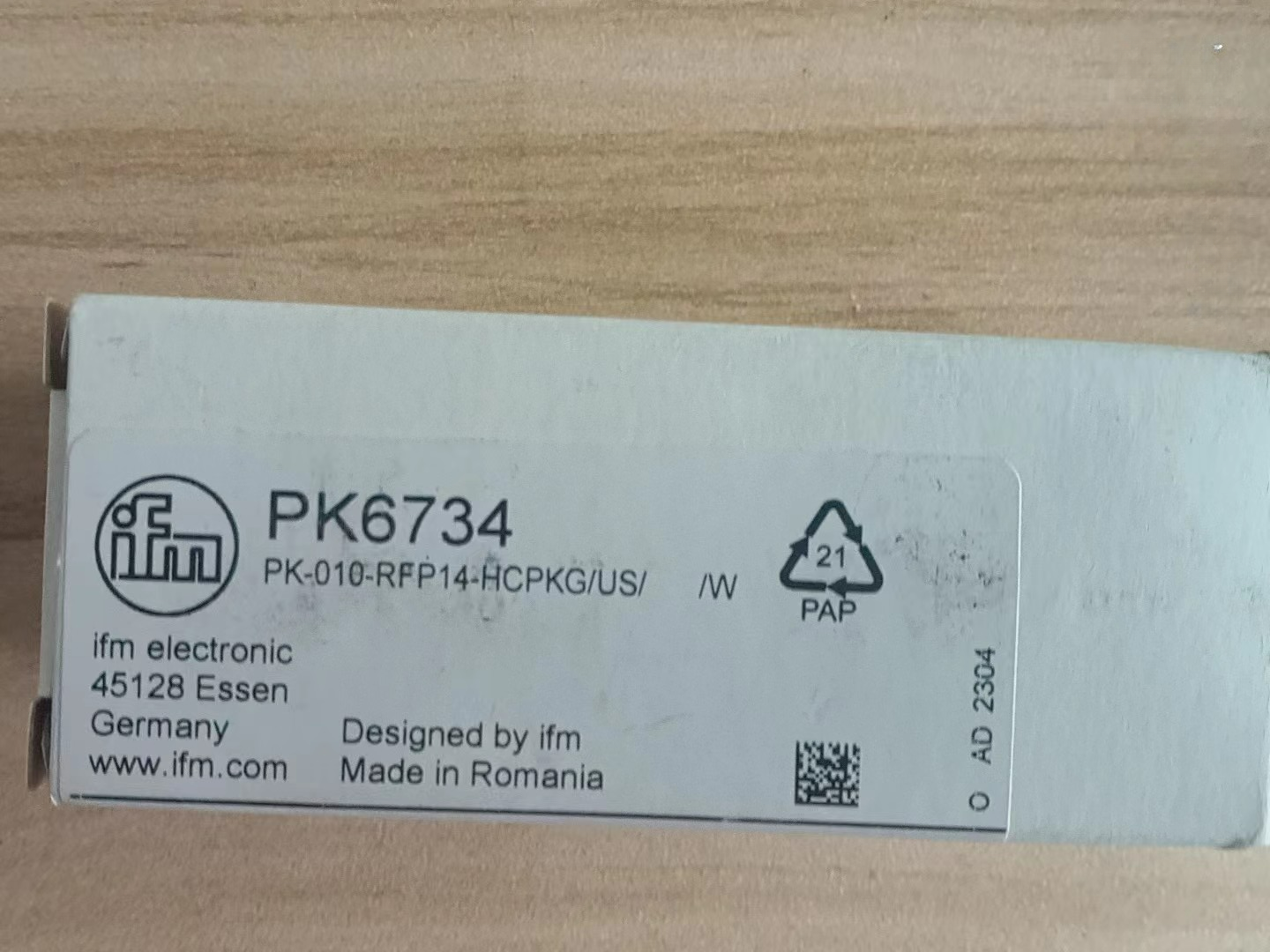 1pcs IFM PK6734 Pressure Sensor