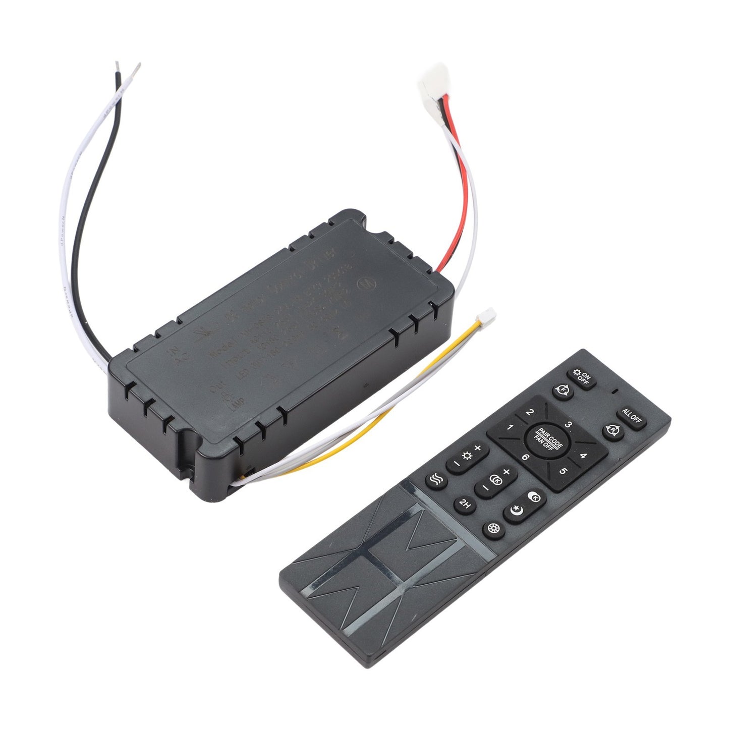 Ceiling Fan Light Remote with Wireless Variable Speed Control and Battery