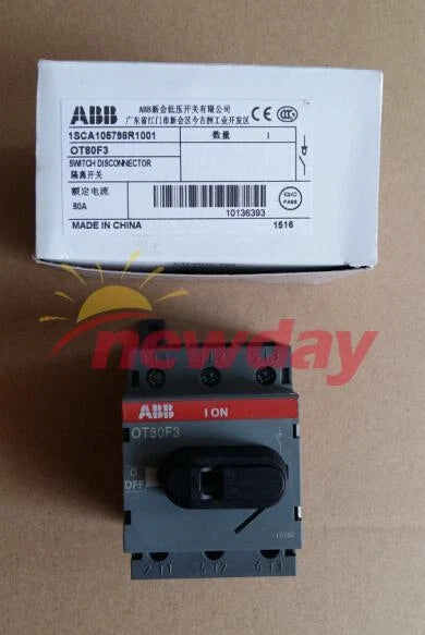 1PC 80A Disconnector OT80F3 3P 1SCA105798R1001