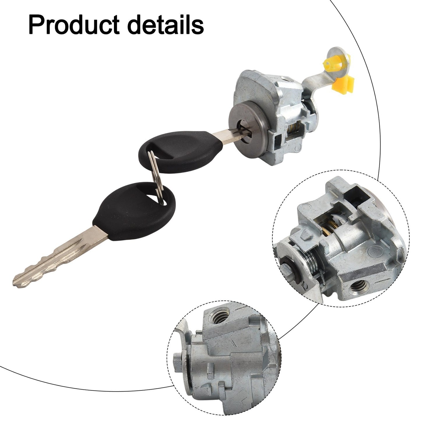 For Nissan For Rogue Left Lock Cylinder w/ Keys Replacement Part H0601JM00A