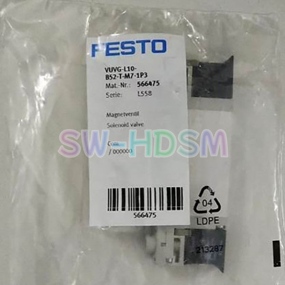 1PCS for FESTO Solenoid Valve VUVG-L10-B52-T-M7-1P3 566475 Freight Free