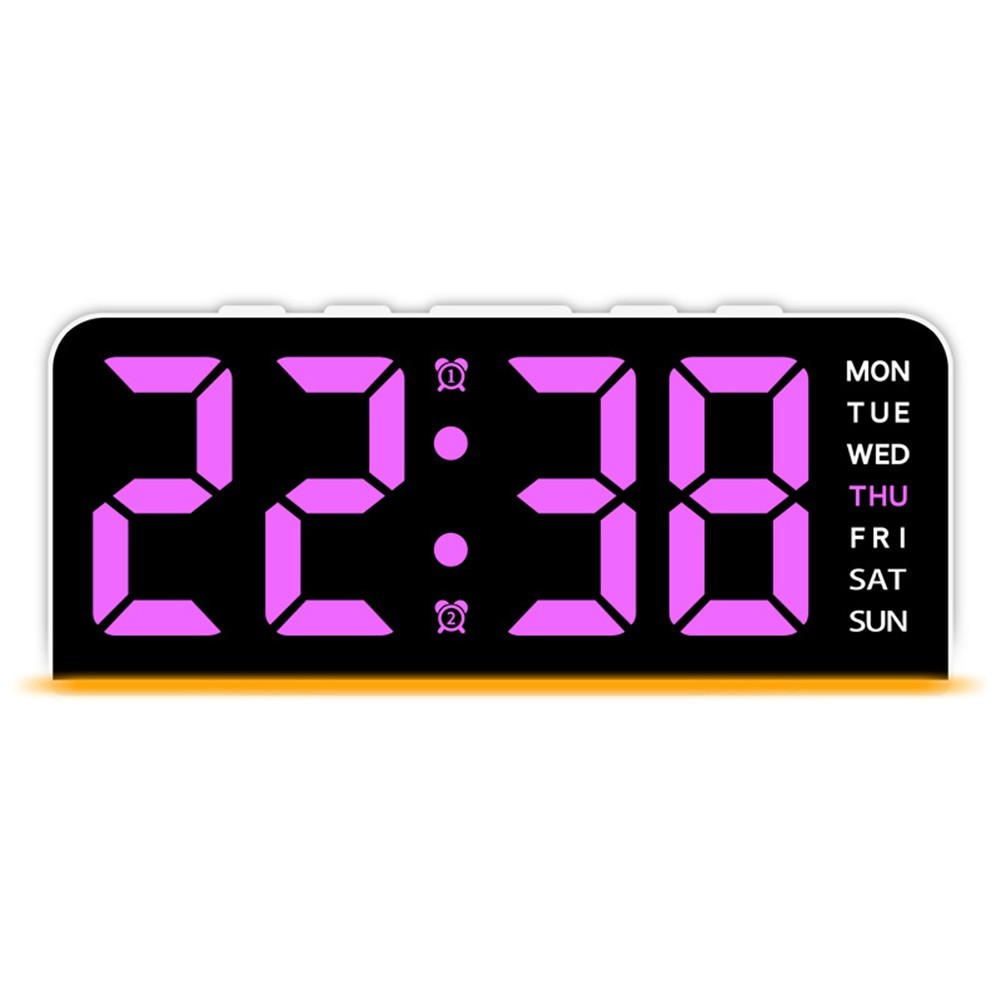 Digital Clock Snooze Clock Adjustable Brightness Levels Bedroom Or Office Use