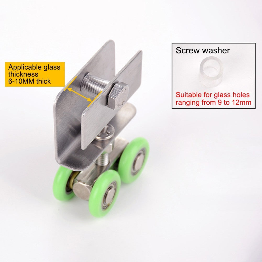 Premium Stainless Steel Fourwheel Pulley Roller for Sliding Glass Doors