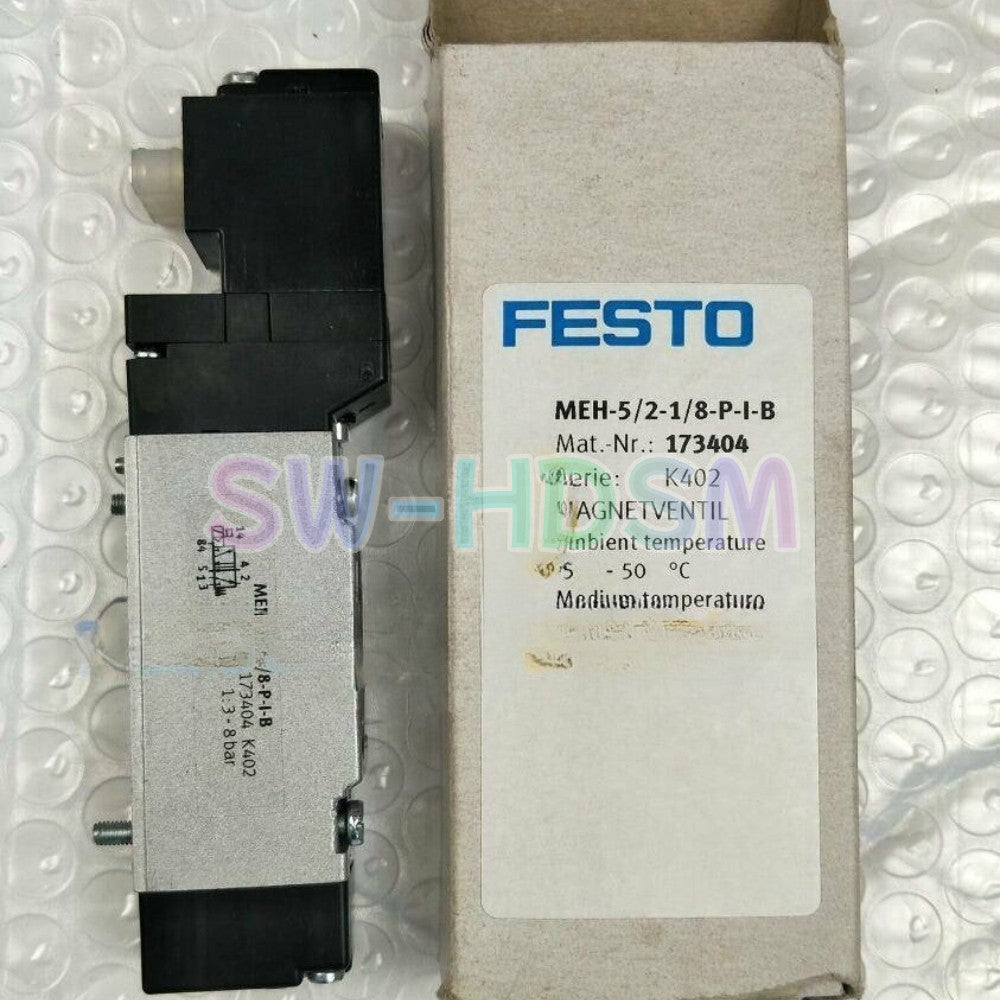 1PCS FESTO Solenoid Valve MEH-5/2-1/8-P-I-B 173404 Freight Free