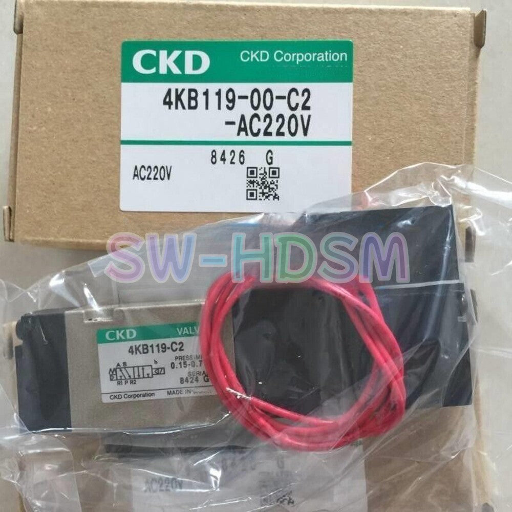 1PCS for CKD Solenoid Valve 4KB119-00-C2-AC220V Freight Free