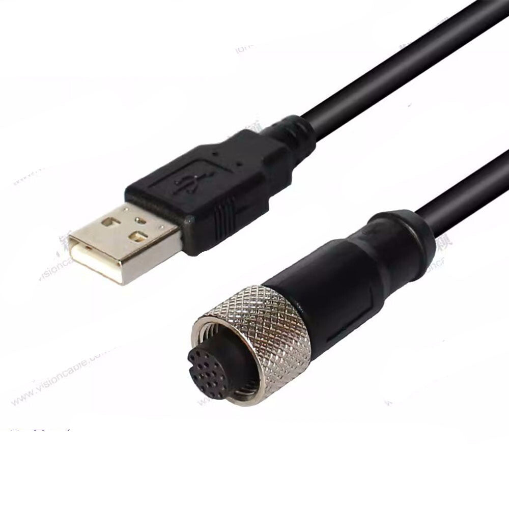 1pcs Replacement M12 To USB Cable for Datalogic CAB-1021 93A050100