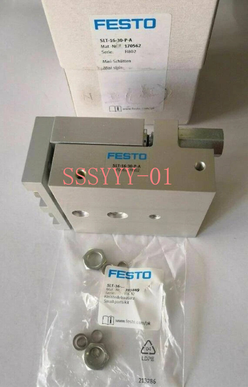 1PCS FESTO SLT-16-30-P-A 170562 1PC Slider Cylinder Free shipping