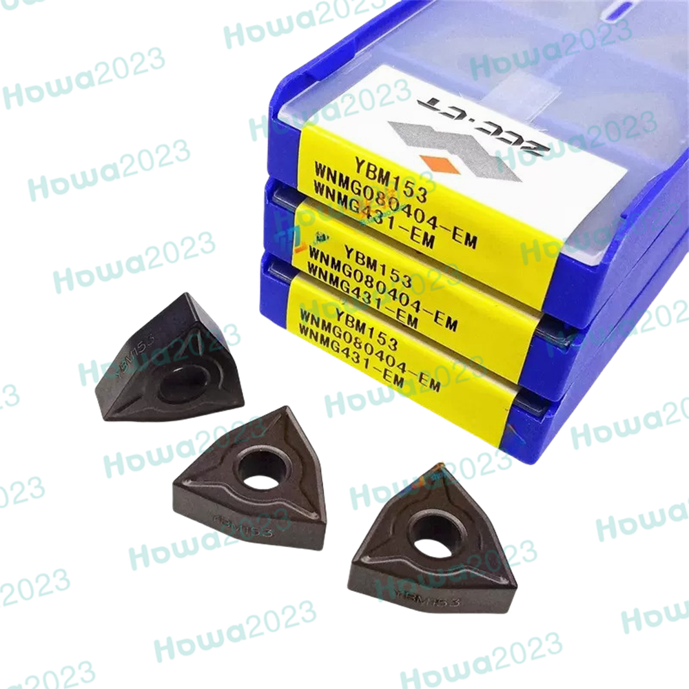 10Pcs/Box WNMG080404-EM YBM153 WNMG431-EM Carbide Inserts CNC Turning Blade