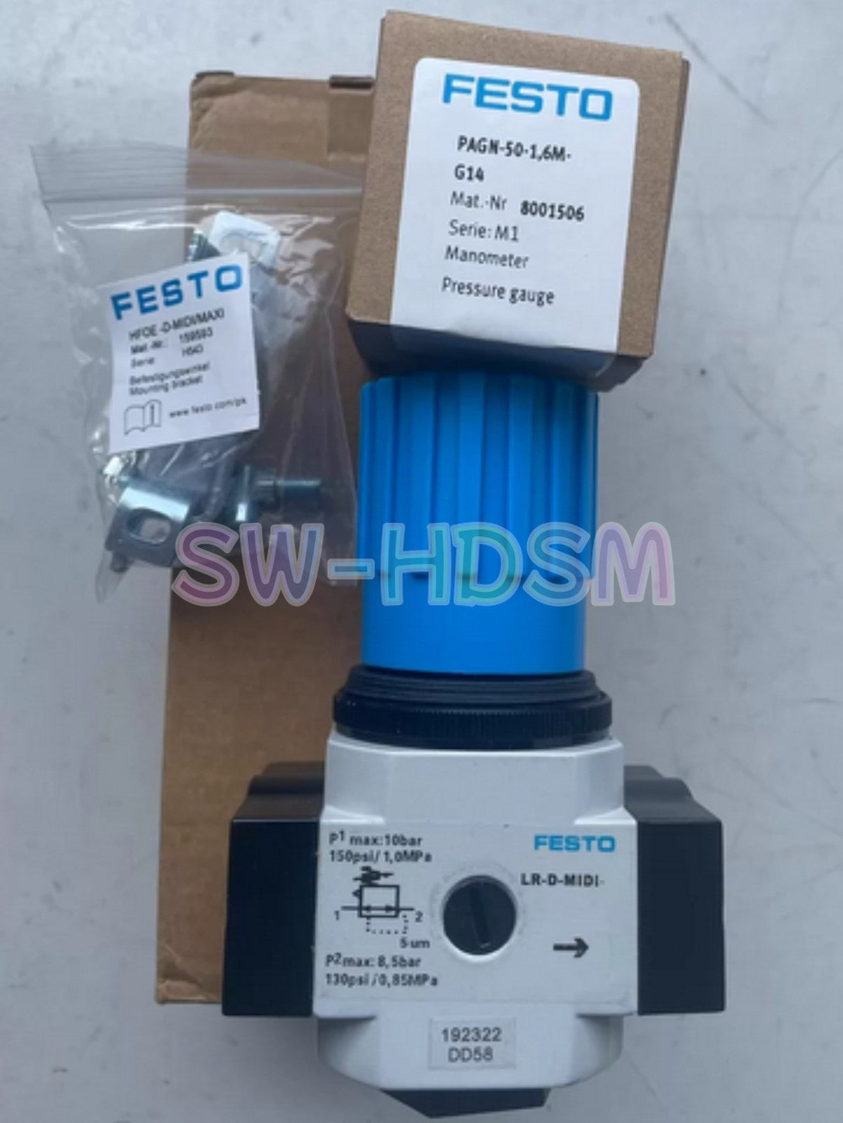 1PCS for FESTO LR-1/2-D-7-MIDI 162586 Pressure Regulator Freight Free